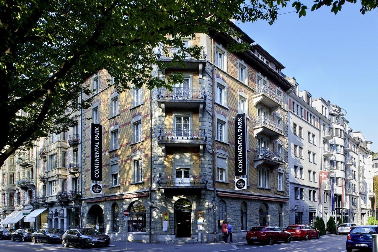 Hotel Continental Park Lucerna Exterior foto